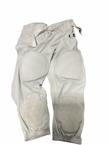 Used Under Armour Youth FB Integrated Pants White LG 11834-S000054571