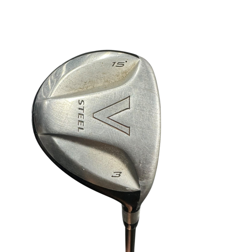Used Taylormade V STEEL Mens Fairway Wood RH 3 Wood 11375-S000380690