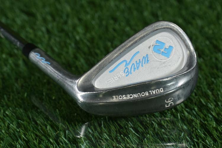F2 Waves Series 56 Sand Wedge Dual Bounce Sole Wedge Flex Steel Shaft RH
