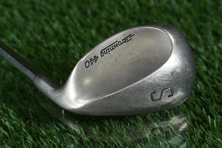Browning 440 Sand Wedge "S" Wedge Flex Steel Shaft Winn Dri-Tac Midsize RH