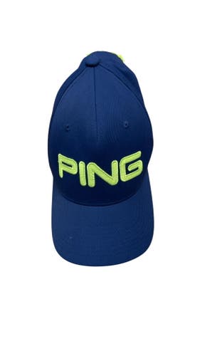PING Golf Hat - Navy Blue & Lime Green