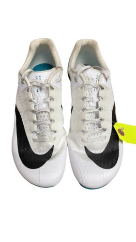 Nike Zoom Rival Sprint Track Spikes - Size 8.5 - White/Teal - New