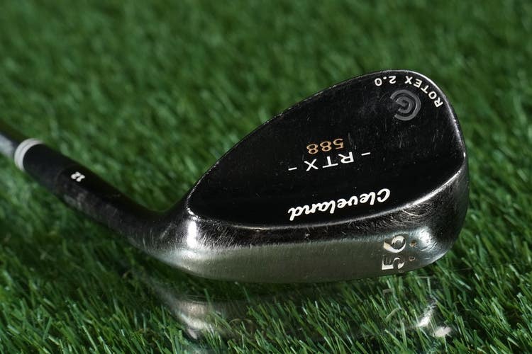 Cleveland RTX 588 Rotex 2.0 56 Sand Wedge Black Dynamic Gold Wedge Flex RH