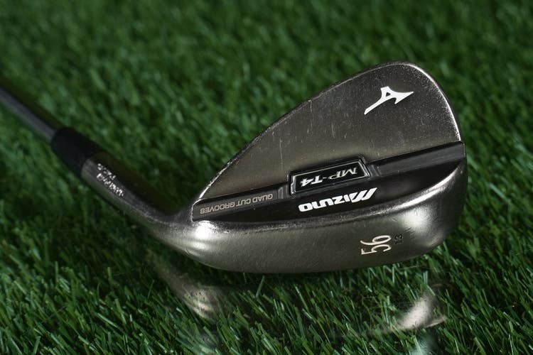 Mizuno MP-T4 56 13 Sand Wedge Black Quad Cut Grooves DG Spinner Wedge Flex RH