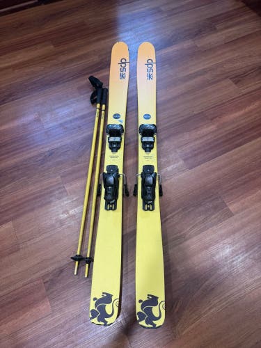 DPS wailer foundation RP 100 171cm with tyrolia attack 13 demo bindings. Bonus DPS Poles!