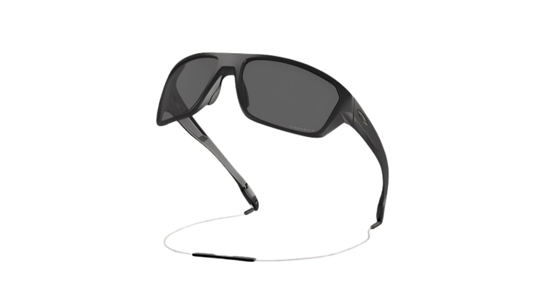 ‘O-O’ NEW ‘O-O’ OAKLEY SPLIT SHOT Matte Black Prizm Black Polarized Lenses