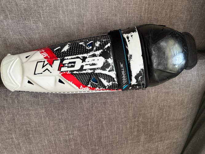 Senior CCM JetSpeed FT6 16" Shin Pads (Used)