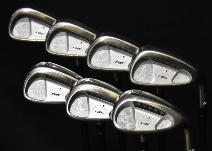 TAYLORMADE RAC OS SET: 4-9,SW IRONS SHAFT 38 IN (5I), LITE FLEX, RIGHT HANDED