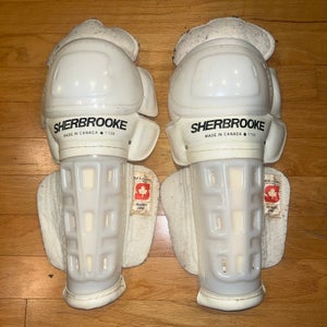 VTG Sherbrooke Ice Hockey Shin Pads Guards  Made In Canada Bobby Orr edition