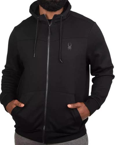 NWT SPYDER ACTIVE HOODIE FULL ZIPPER ATHLETIC SWEATSHIRT MEN SIZE M