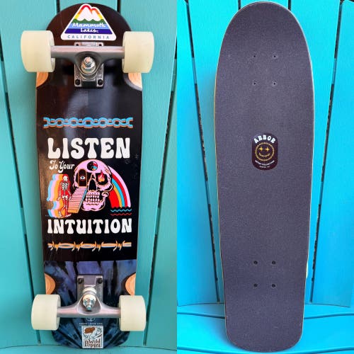 Arbor Skateboards Boss Dog Cruiser Complete Skateboard - Artist Pilsner - 8.25"