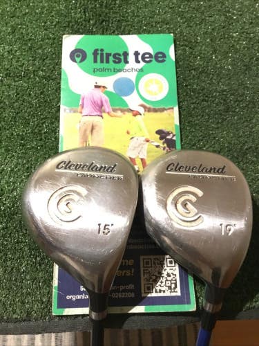 Cleveland Launcher Woods Set (15* 3W & 19* 5W) Regular & Firm Graphite (Read)