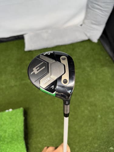 Callaway Elyte Max Fast 7 Wood 22* Mitsubishi Eldio 40g Ladies Flex RH No HC