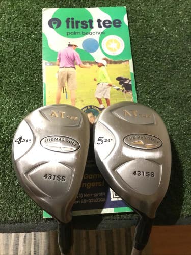 Thomas Golf Ladies AT755 Hybrids Set (4H & 5H) Ultralite Graphite Shafts