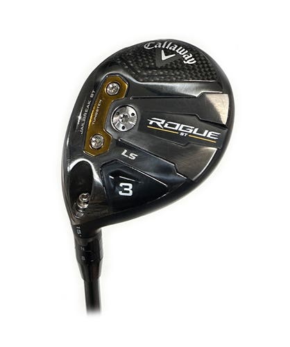 LH Callaway Rogue ST LS 15* 3 Wood Graphite Tensei White 75 Stiff Flex