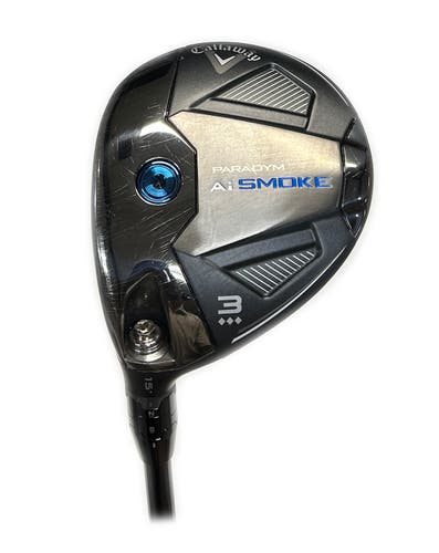 LH Callaway Paradym Ai Smoke Triple Diamond 15* 3 Wood Denali Black 70g 6.0