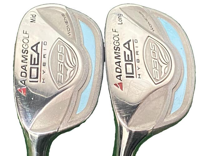Adams Idea A3OS Women's Hybrid Combo 4h,5h LH 55g Ladies Graphite New Grips Nice