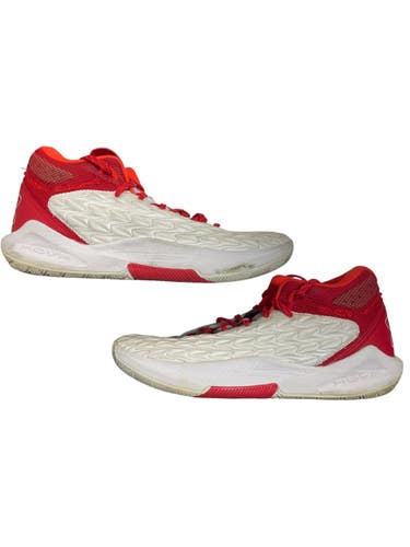 Used Under Armour Basketball Shoes M Red And White Senior 12 11873-C000245282