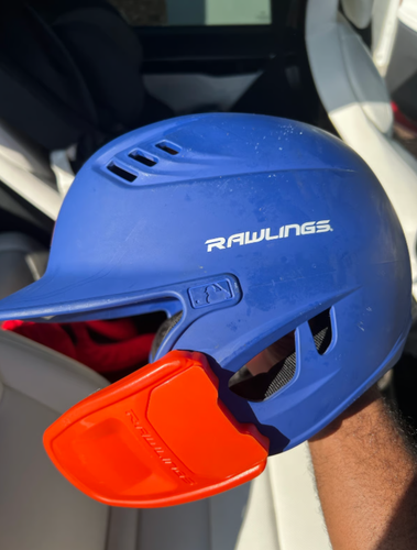 Blue Baseball helmet