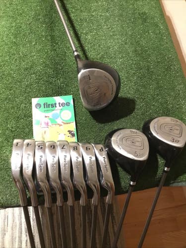 PureSpin Tour S400 & Oversize Full Set (Driver, 3W, 5W, 3-PW) Graphite Shafts