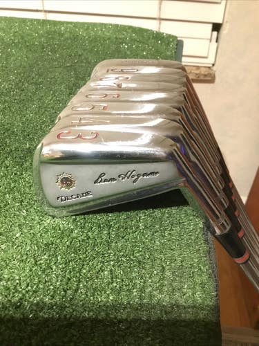 Ben Hogan 1983 Decade Irons Set (3-PW) Regular Apex 3 Steel Shafts *VGC*