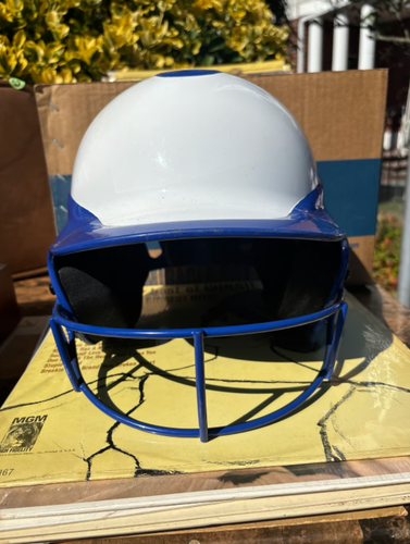 WHite baseball Helmet