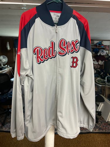 Boston Red Sox Spring team Style White Adult Unisex XXL Stitch Jacket (Used)