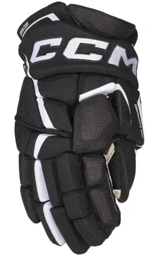 New CCM FTW SR 14" BLK/WHT GLOVES 11860-CCMHGFTW2414BW