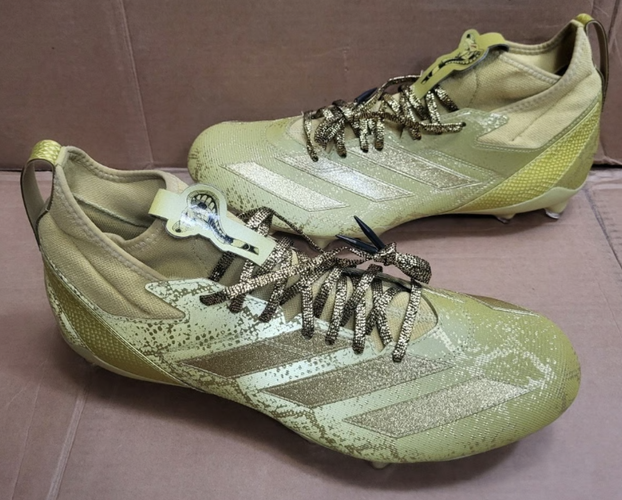 Adidas Adizero Impact Disney Cobra Gold Football Cleats Men Size 17 NWT
