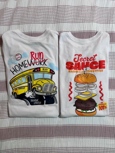 White Large Boys Shirt (Used)