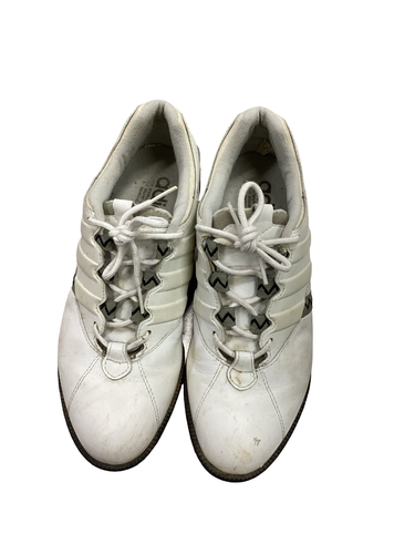Used Adidas Jr Golf Shoes White Senior 7 11613-S000187337