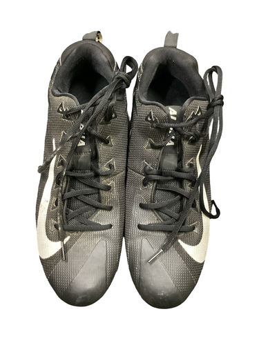 Used Nike ALPHA MENACE Adult FB Cleats Black Senior 12.5 11613-S000187257
