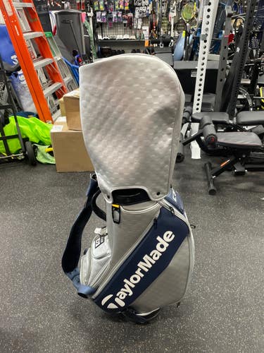 Used Taylormade QI10 CART BAG Mens Cart Bag Navy Blue 11337-S000493626