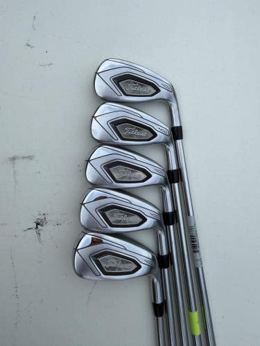 Titleist T400 Iron Set 6-PW Fubuki MV Series 55 Regular Flex +1/4" NICE
