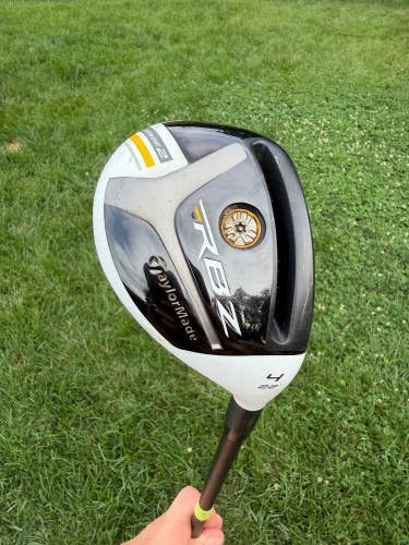 TaylorMade RocketBallz Stage 2 4 Hybrid 22 Rocketfuel Stiff Flex 40.5" +HC NICE