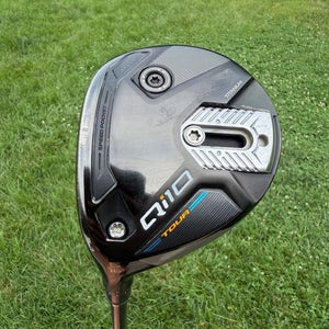 TaylorMade Qi10 Tour 5-Wood 18 Graphite Gold Stiff Flex Lefty 43.25" +HC NICE