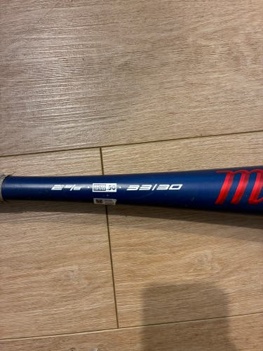 2021 Marucci CAT9 Pastime Alloy BBCOR Certified Bat (-3) 30 oz 33" (Used)