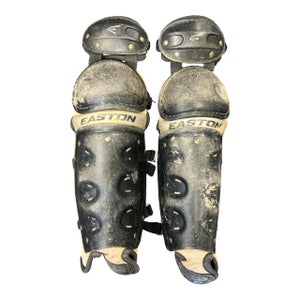 Used Easton SG Catchers Leg Guards Black Junior 11450-S000526159