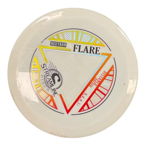 Used Streamline FLARE Disc Golf Driver White 175g 11450-S000526127