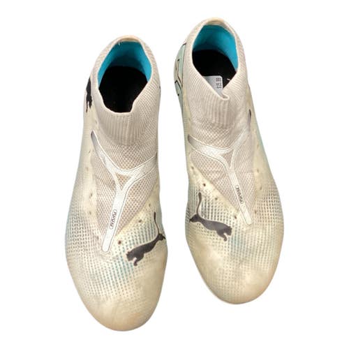 Used Puma Soccer Cleats White Senior 7 11846-S000108557