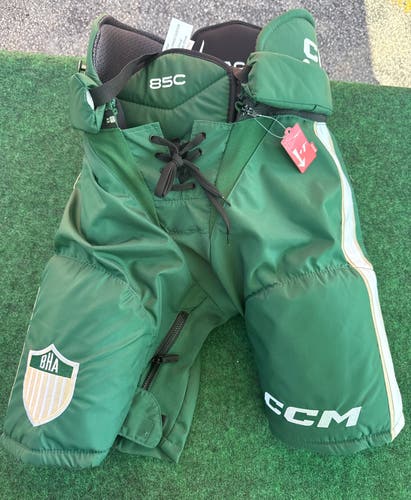 Green CCM 85C Hockey Pants Boston Hockey Academy (New) | Senior Medium