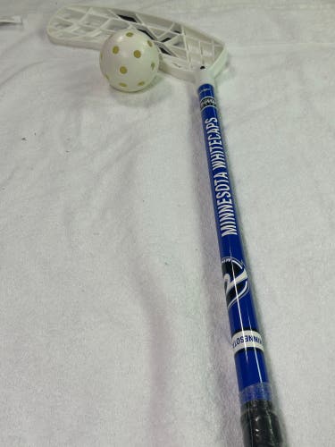Rare PWHL Minnesota Whitecaps Custom branded Floorball stick