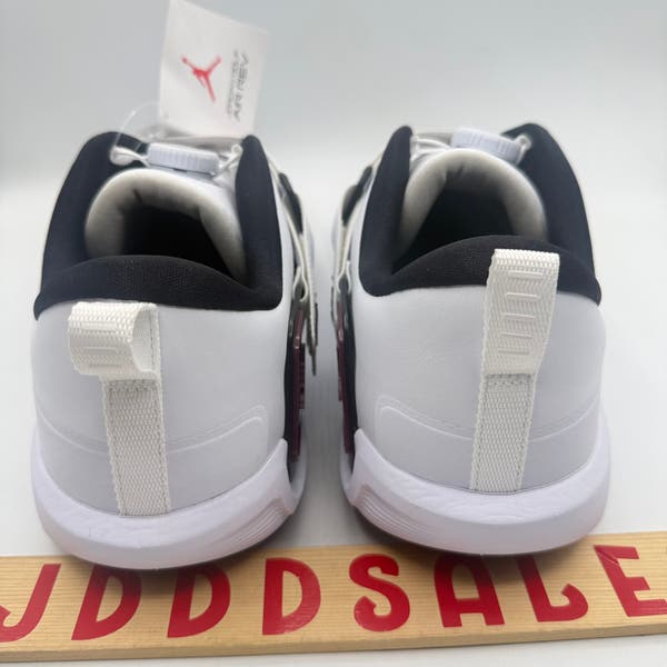 Nike Air Jordan Rev Golf Shoes White Black Team Red FV6338  display picture 1