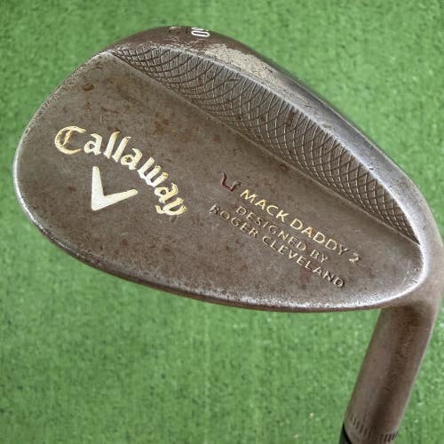 Callaway Mack Daddy 2 Raw Lob Wedge 60 14C Dynamic Gold S300 Stiff Flex 35