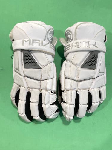 Used Large Maverik M5 Lacrosse Gloves 13"