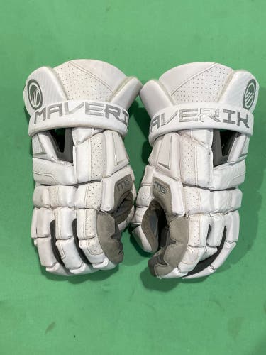 Used Large Maverik M6 Lacrosse Gloves 13"