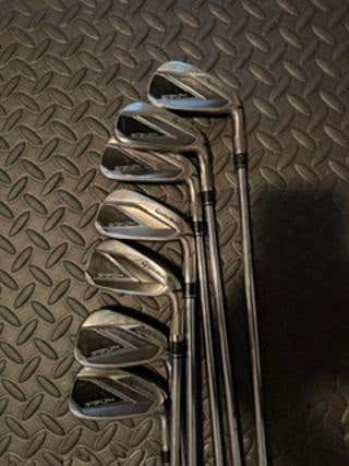 TaylorMade Stealth Iron Set 4-PW KBS MT Max 85 R Regular Flex Steel