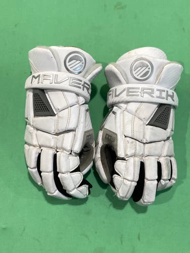 Used Large Maverik M5 Lacrosse Gloves 13"