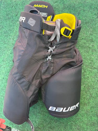 Black Bauer Supreme Mach Hockey Pants (Used) | Youth Large