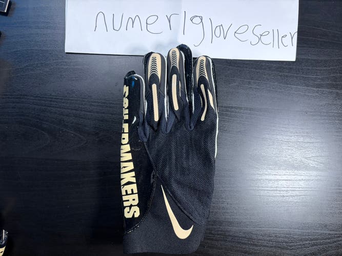 Purdue Boilermakers Black XXL Adult Nike Nike Vapor Knit Gloves (New)